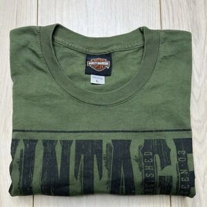 Harley-Davidson Licensed Vintage Muscle USA Men´s Dealer T Shirt Mens Large USA